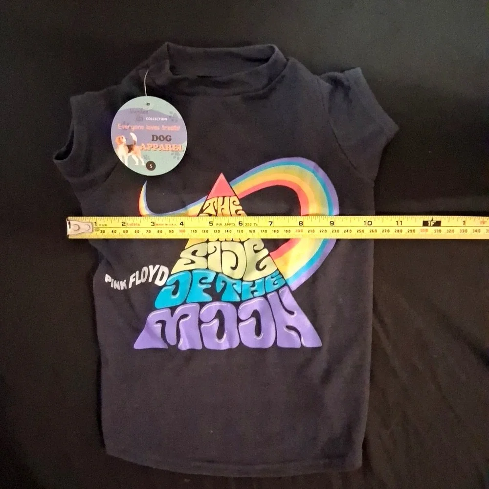 Rock Your Pup's Style!‎ Pink Floyd Dark Side Graphic Dog Shirt - Limited Edition